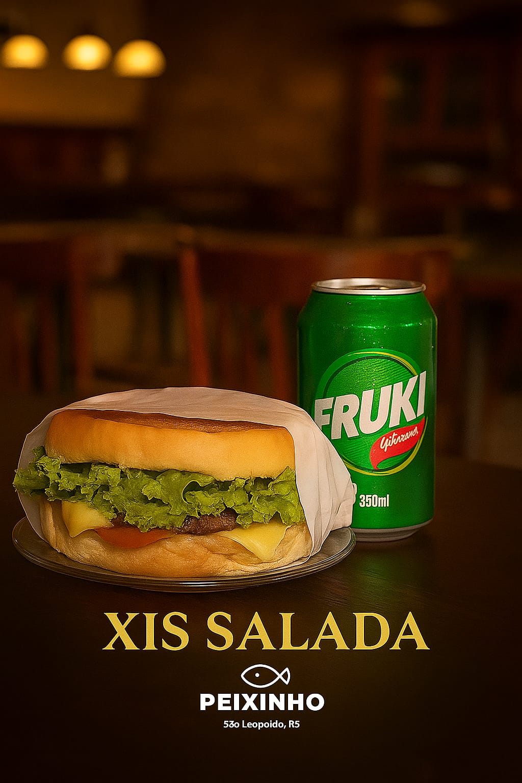1 Xis Salada + 1 fruki lata